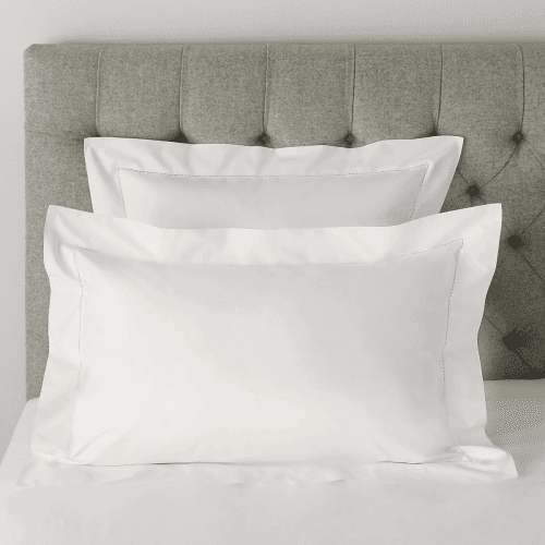 Image showing the Pimlico - 720 Thread Count Egyptian Cotton Oxford pillowcase, 50 x 75cm, White product.