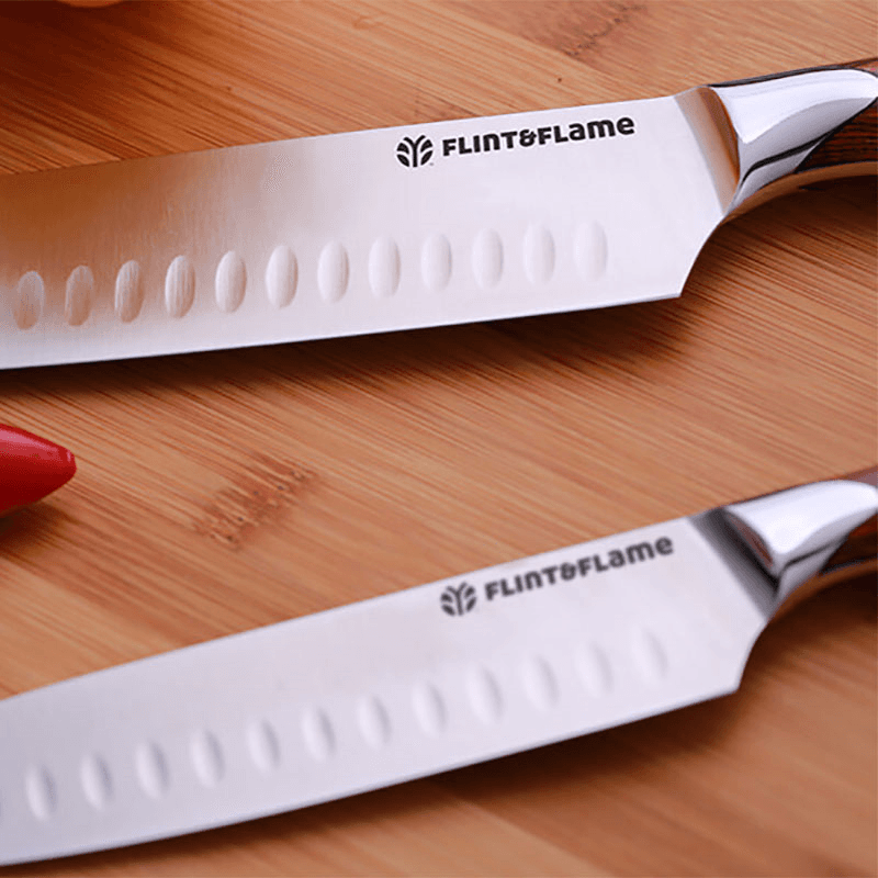 Santoku Knife Set, Rosewood, 2 piece