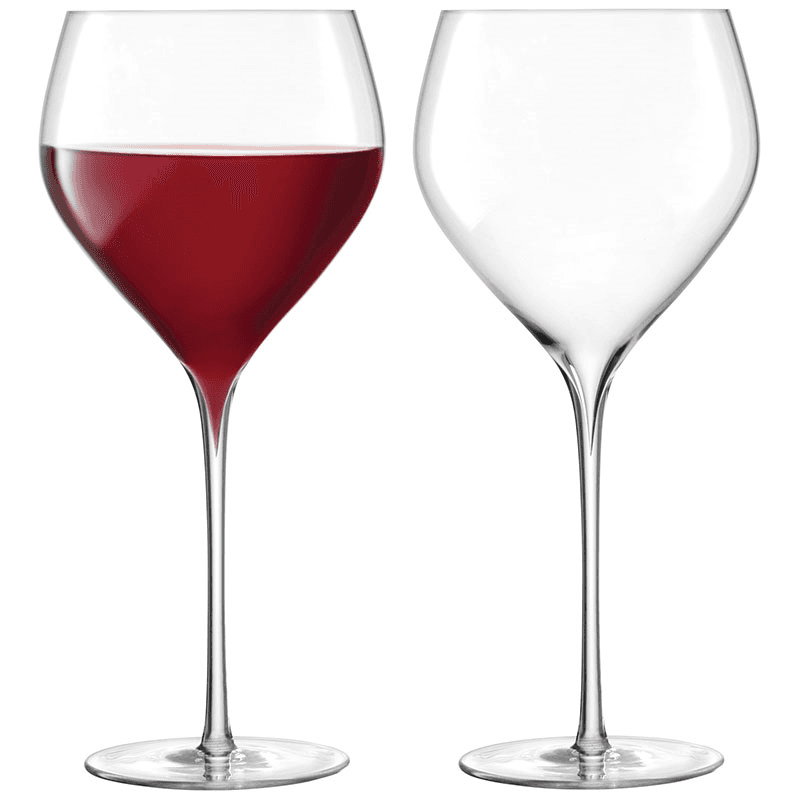 Savoy Set of 2 Red Wine Glasses, 590ml, Clear
