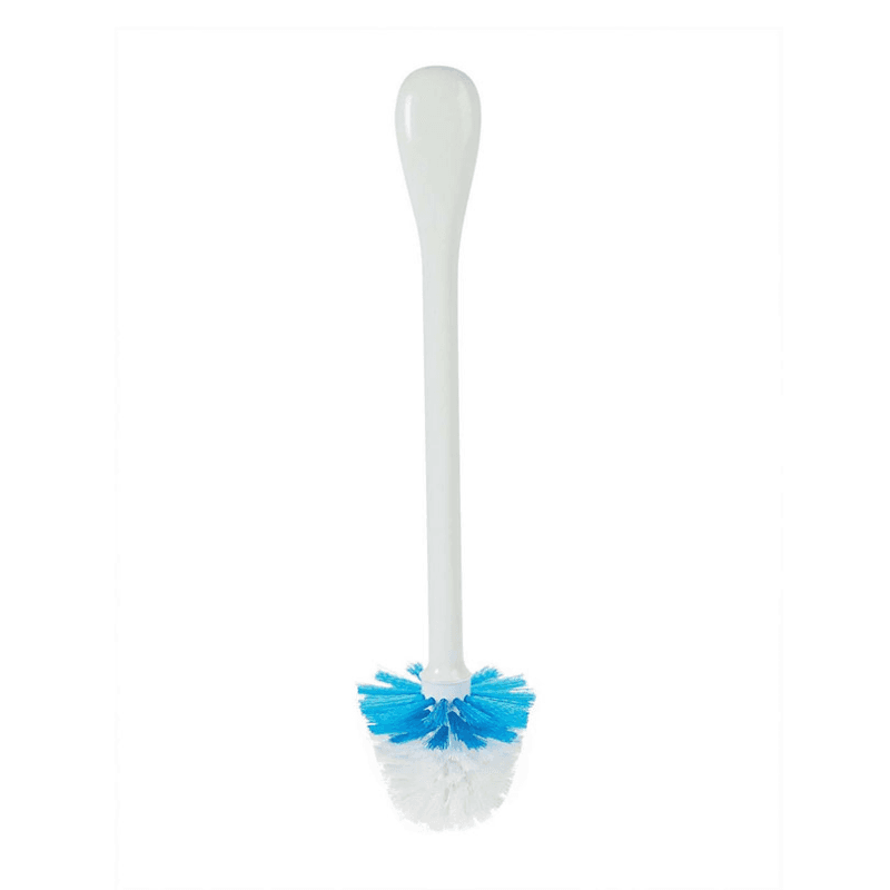 Compact toilet brush, White