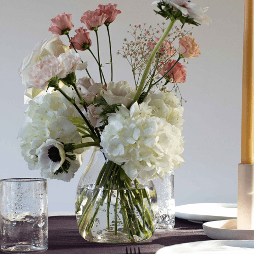 Image showing the MOLTEN 1090 FLECK Vase, H16.5cm, Gold product.