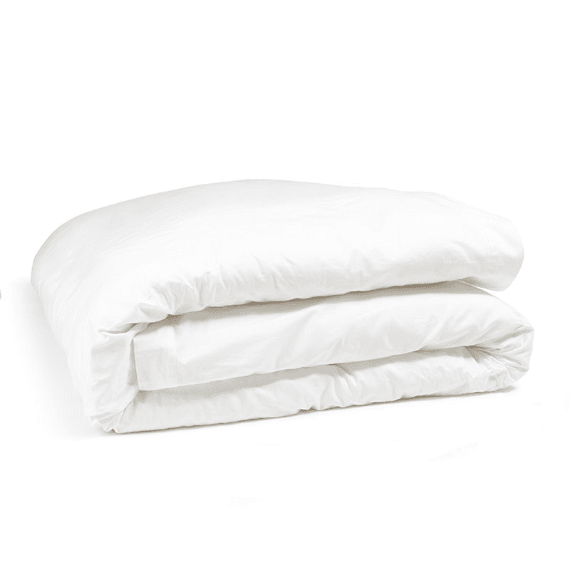 Edged Sateen  Duvet Cover, Superking, White