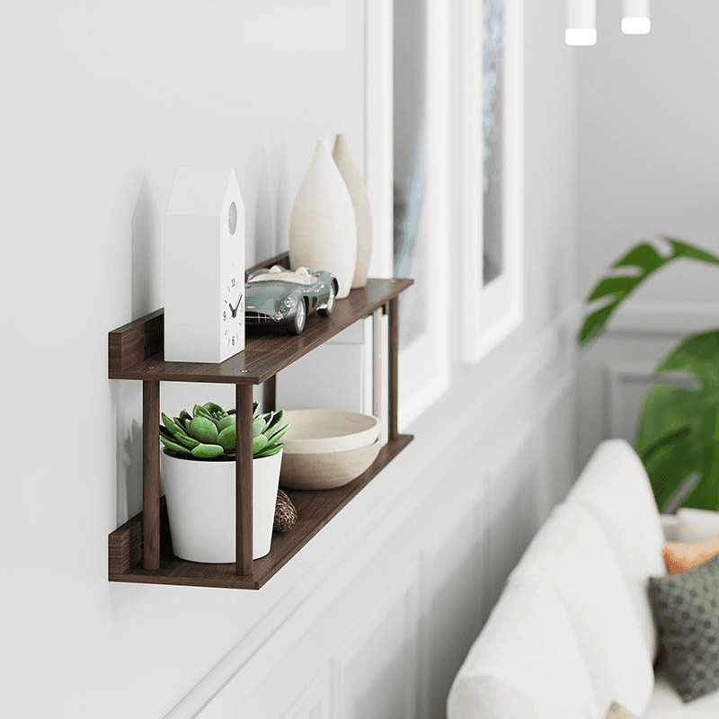 Platform 2 Shelf, H38 x W100cm, Walnut
