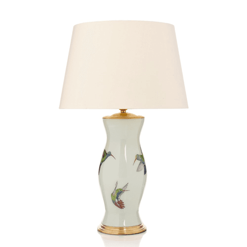 Image showing the Come Fly With Me Lamp base, 15 x 33cm, Cloud Green product.