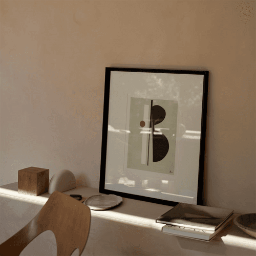 Image showing the Abstract Print, Burnham Red II product.