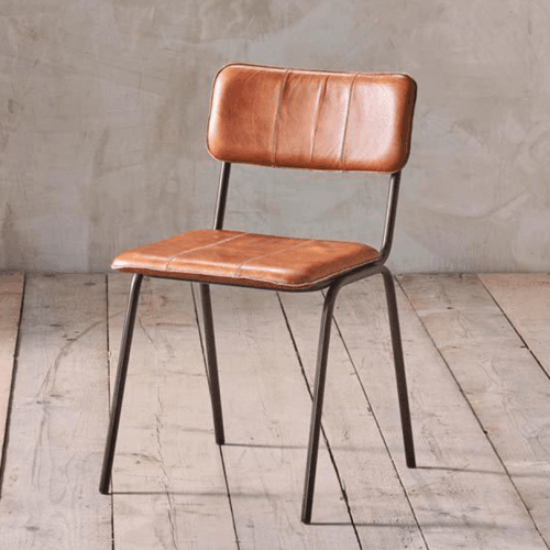 Image showing the Ukari Dining Chair, Aged Tan product.