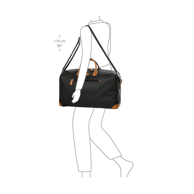 Firenze Holdall, H32 x L55 x W20cm, Black