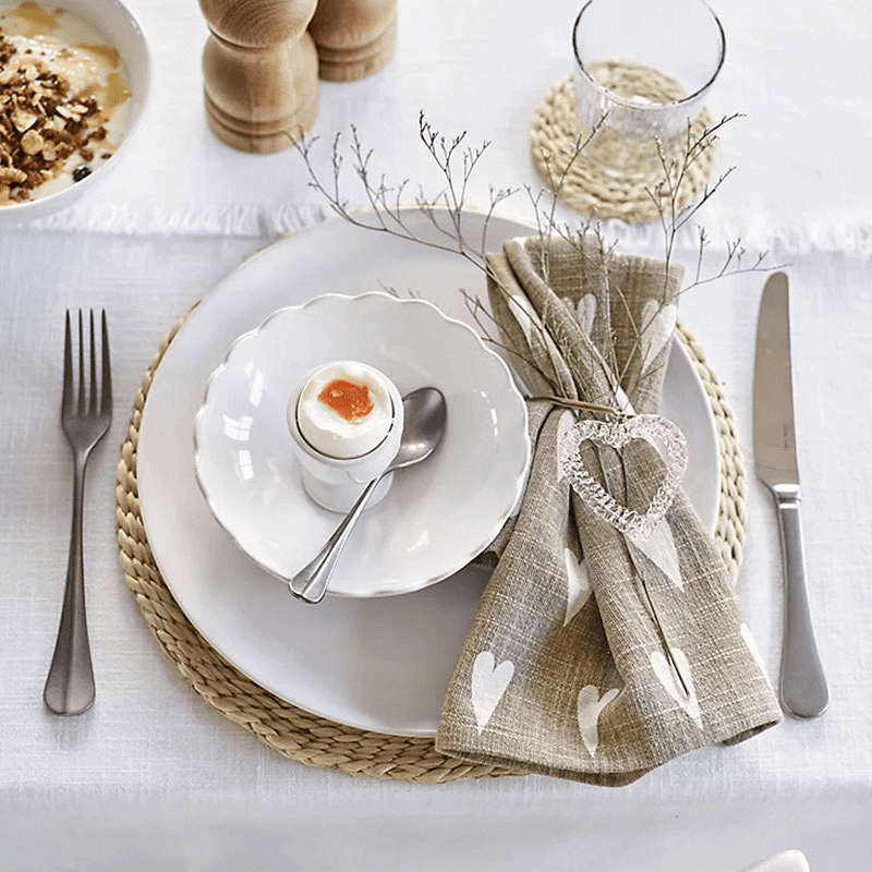 Woven placemat, D30cm, Jute