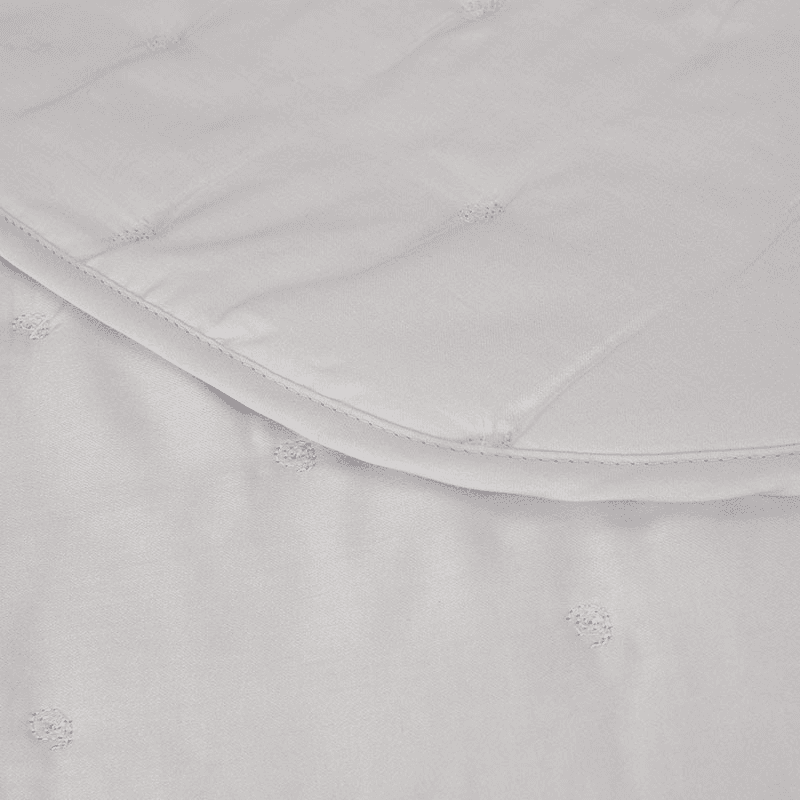 Triomphe - 300 Thread Count Cotton Sateen King duvet cover, 240 x 220cm, Silver