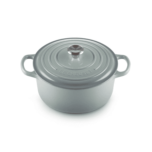 Image showing the Cast Iron Round Casserole, 22cm, Sea Salt product.