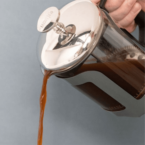 Image showing the Roma Stainless Steel Cafetière, 4 Cup, Silver product.