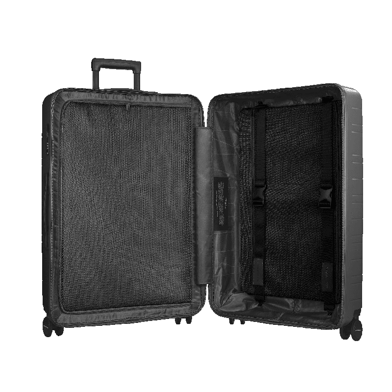 H7 Smart Suitcase, H77 x W28 x L52cm, Glossy Graphite
