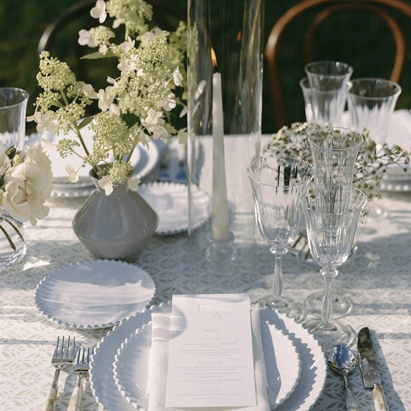 Esme Tablecloth, 235 x 335cm, Sage Green