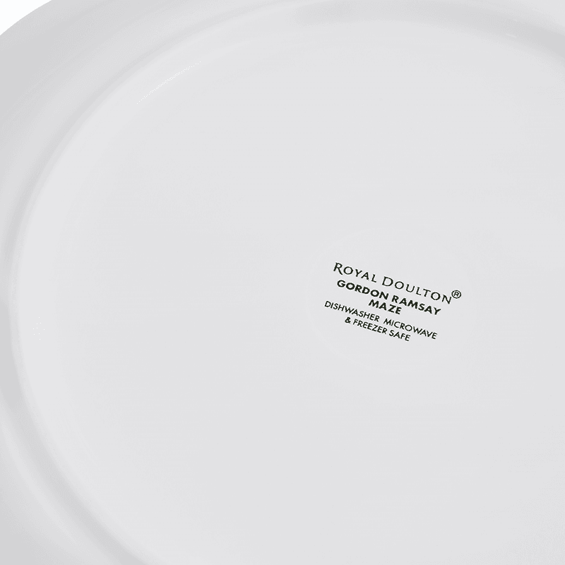 Gordon Ramsay Maze Set of 4 Plates, D28cm, White