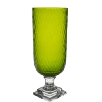 Lantern, Hurricane, Glass, Green, 40cm