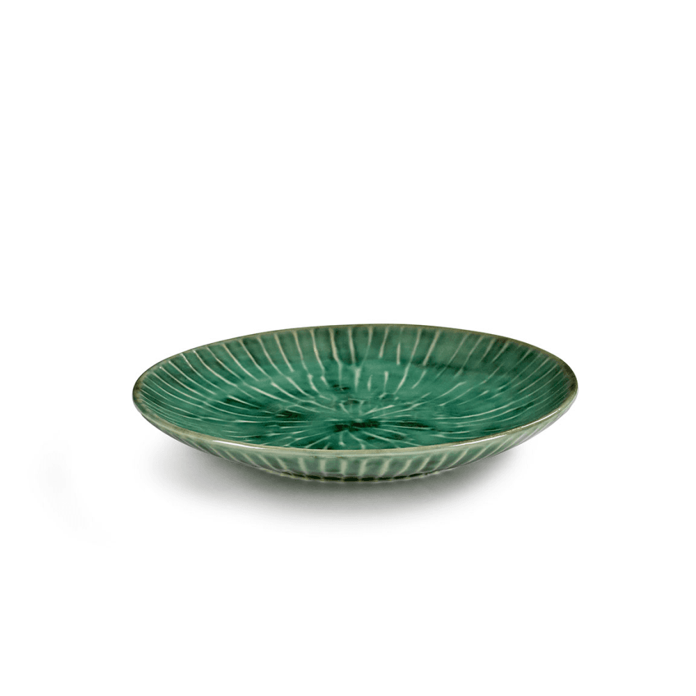 Verde Lanza by Pascale Naessen Set of 2 Breakfast Plates, Green