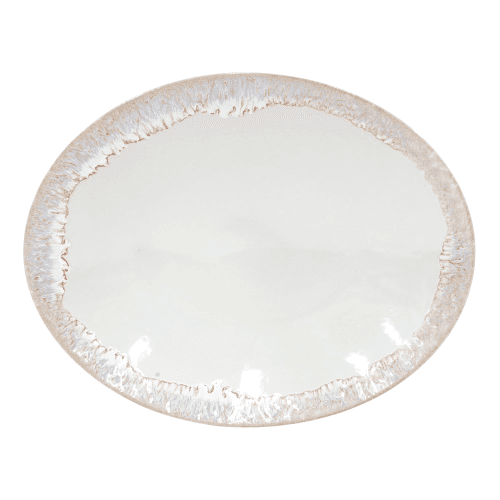 Image showing the Taormina Oval platter, 41cm, white product.