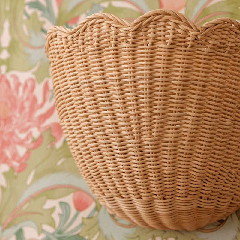 Scalloped Wall Light, Natural