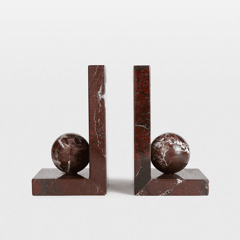 Prato Bookends, H11 x W11 x D10cm, Black