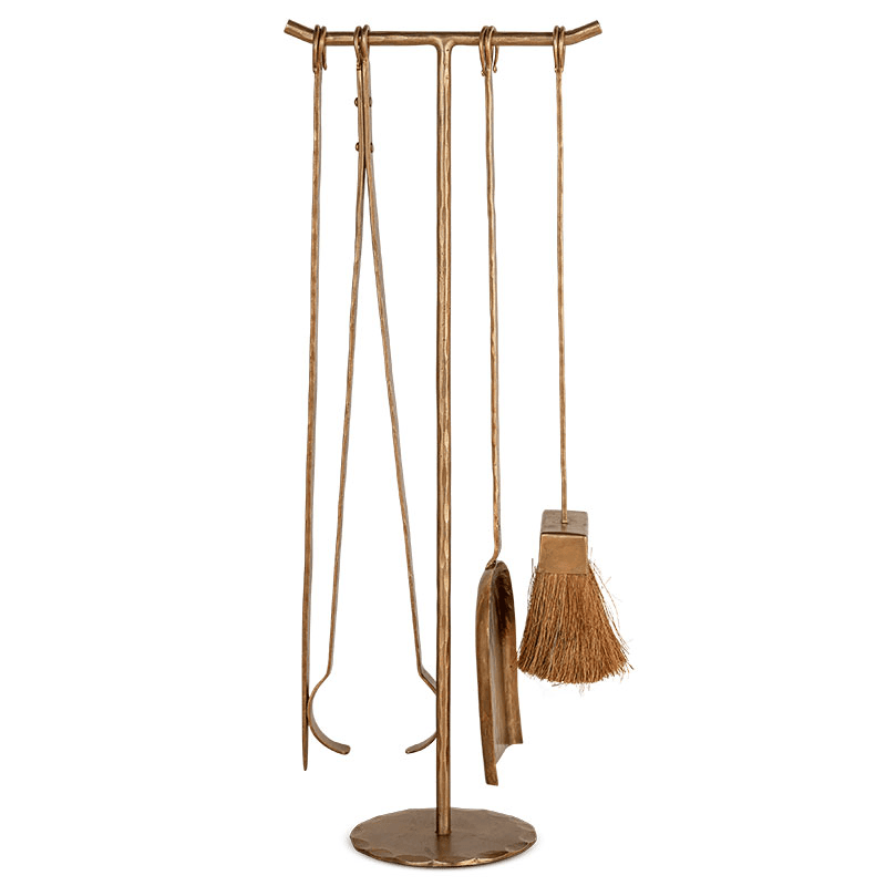 Lowada Fireside Tools, H66cm, Antique Brass