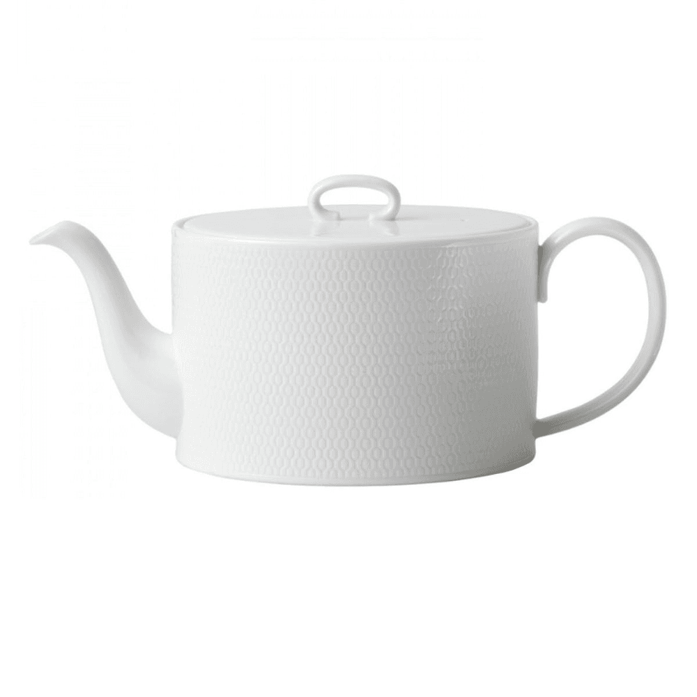 Gio Teapot, White/ Bone China