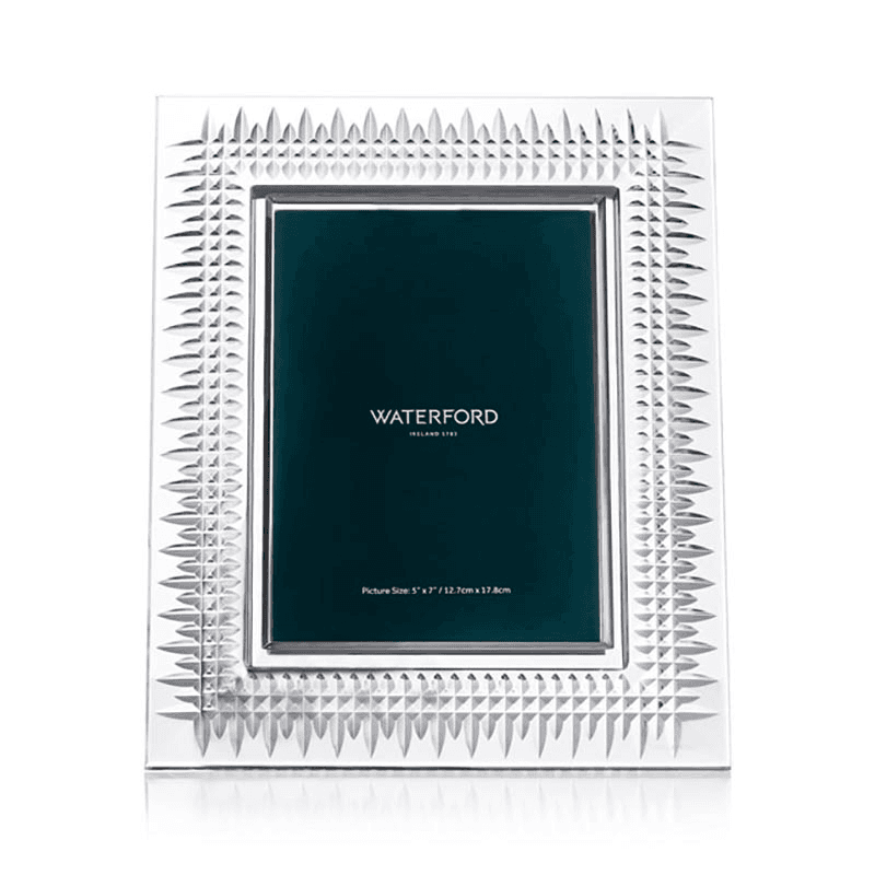 Lismore Diamond Picture Frame, 5" x 7", Clear