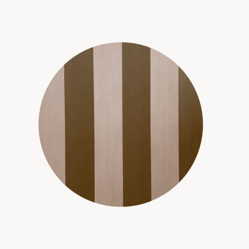 Image showing the Stripe Placemat, D28cm, Ochre product.