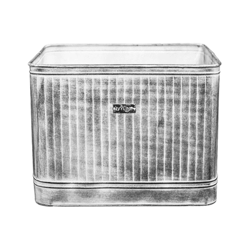 Image showing the Hampton Planter, D80cm, Galvanised product.