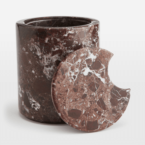 Image showing the Pavel Ice Bucket, Red Marble product.