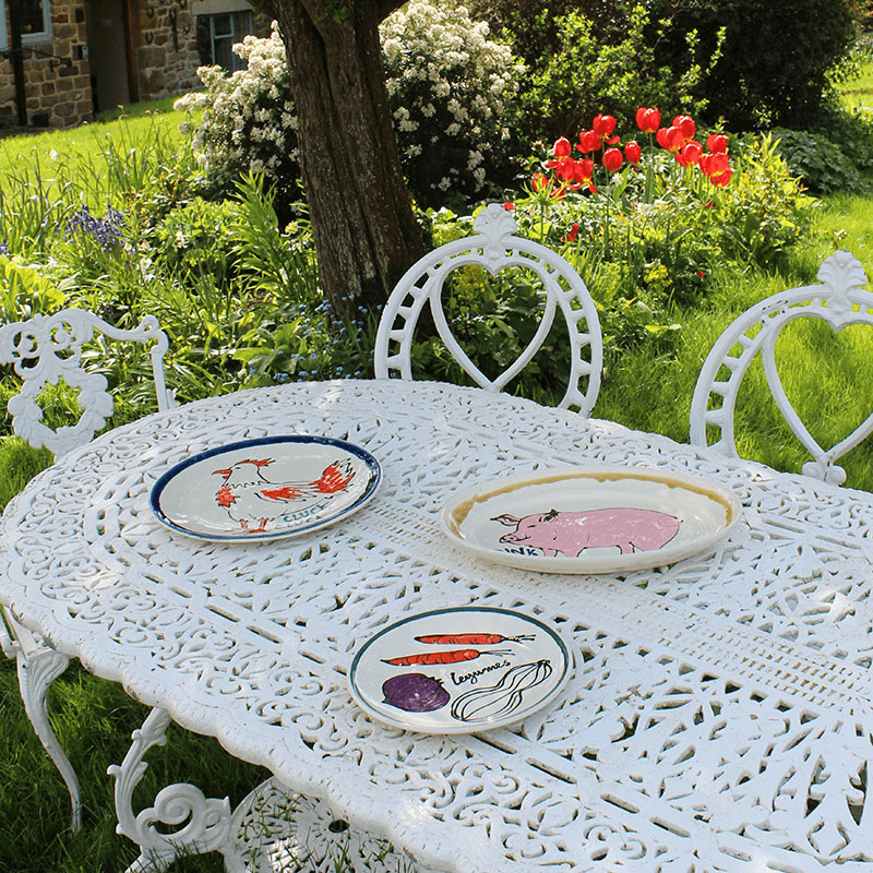 Legumes Plate, D25cm, Multi
