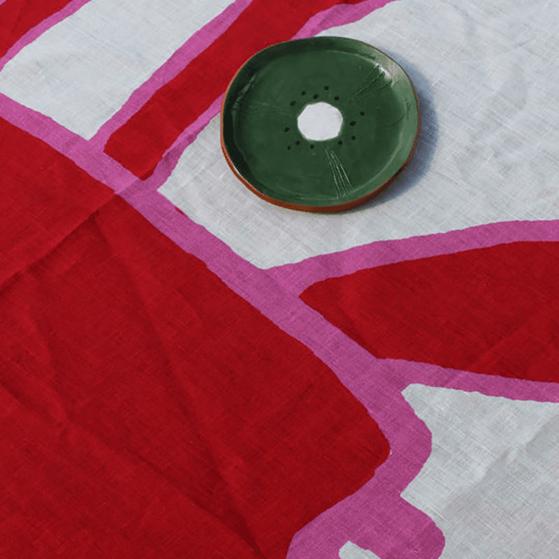Lobster Tablecloth, 240 x 140cm, Red