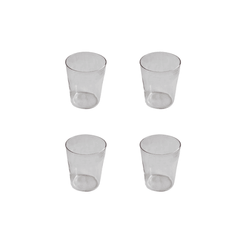 Image showing the Set of 4 Tumblers, Rose Pink product.