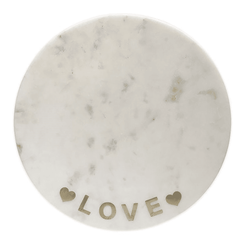Marble Cheeseboard, D30cm, White