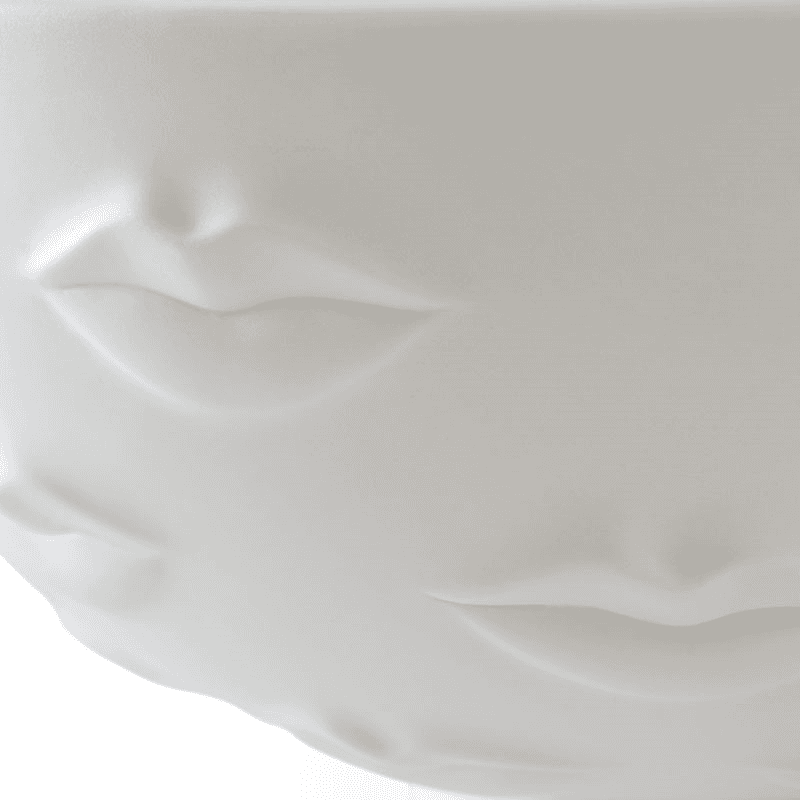 Gala Lips Bowl, D28cm, White