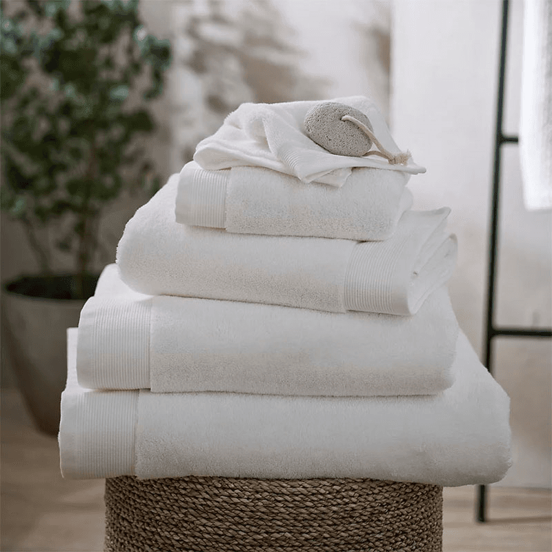 Luxe Supima Bath Towel, 70 x 125cm, White