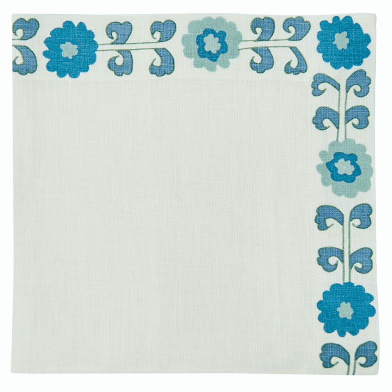 Simla Set of 4 Napkins, Blue
