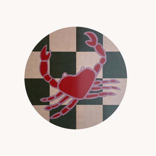 Image showing the Crab Placemat, D28cm product.