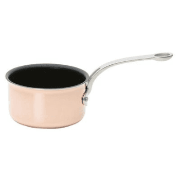 Image showing the Milk Pan, Tri-Ply, Copper, 14cm product.