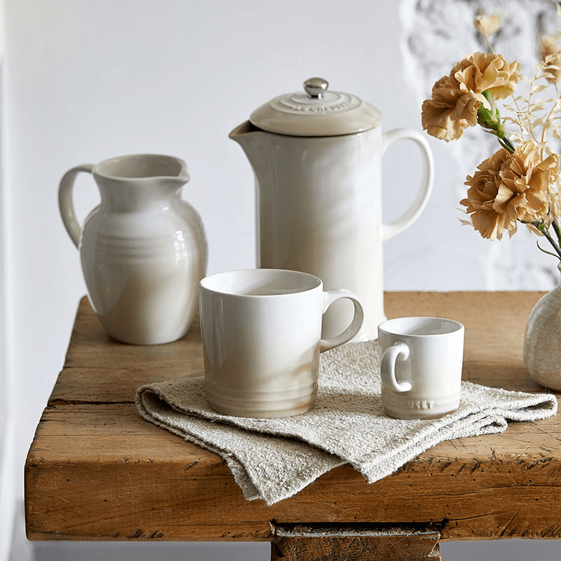 Stoneware Espresso mug, 100ml, meringue