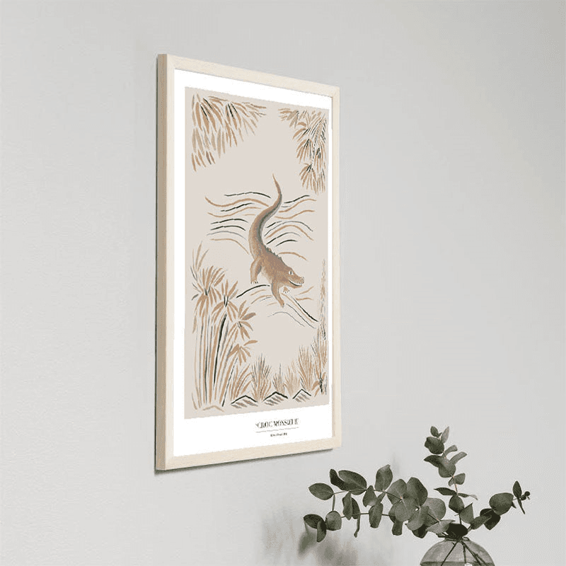 Cros Monsieur Recycled Paper Print, A3, Beige