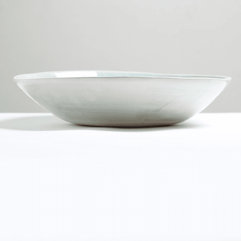 Large Salad Bowl Plain Wash, 31 x 6.5cm, Turquoise