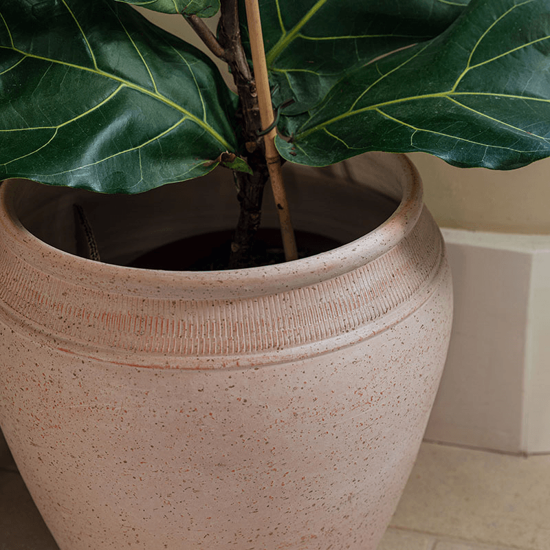 Rhea Planter, D32cm, Terracotta