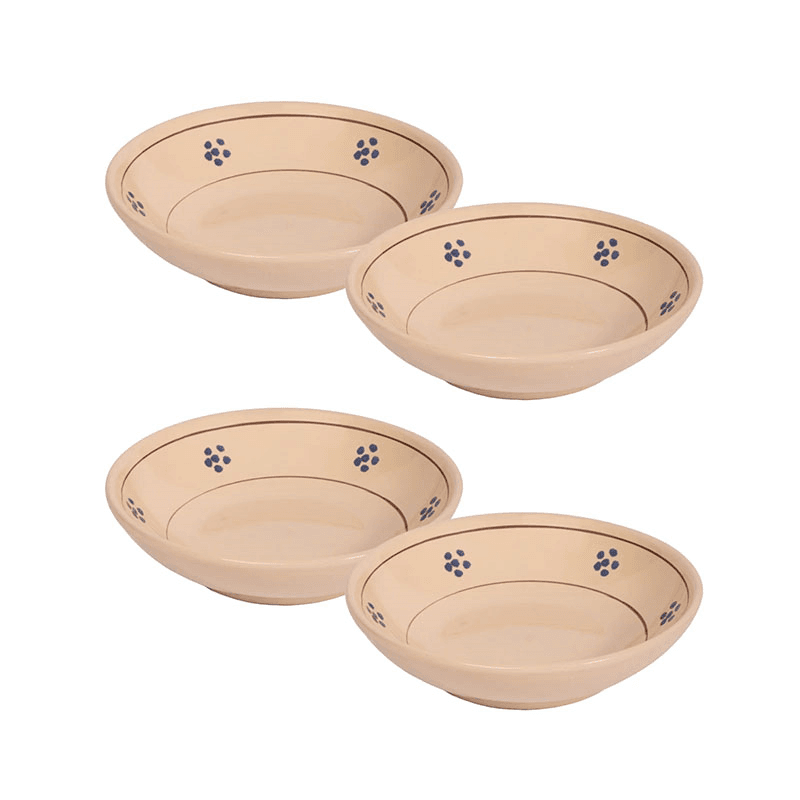 Fiore Set of 4 Pasta Bowls, D20cm, Cream