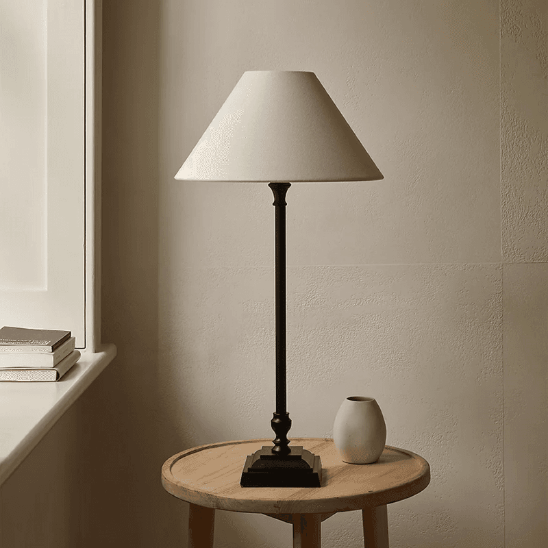 Portable Harris Lamp With Shade, H60cm, Natural