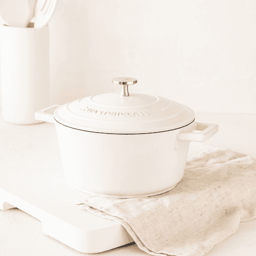 Image showing the Cast Aluminium Casserole Dish, 2.5L, Cream product.