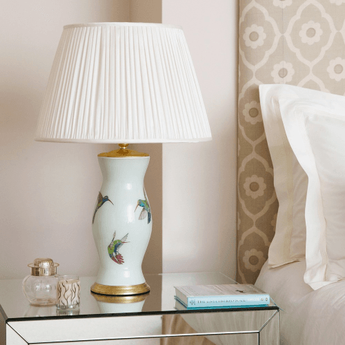 Image showing the Come Fly With Me Lamp base, 15 x 33cm, Cloud Green product.