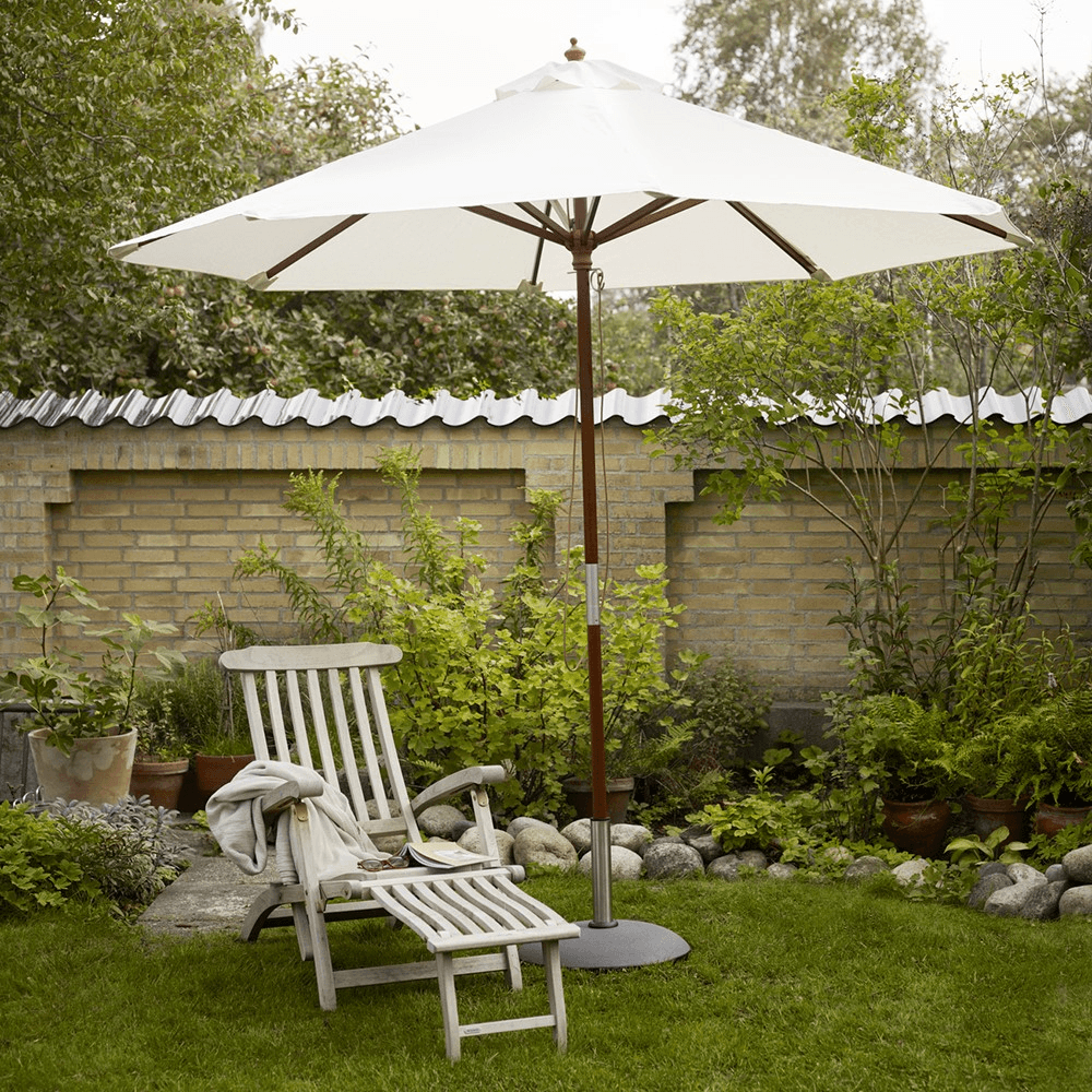 Catania Round parasol, Dia250 x H250cm, White