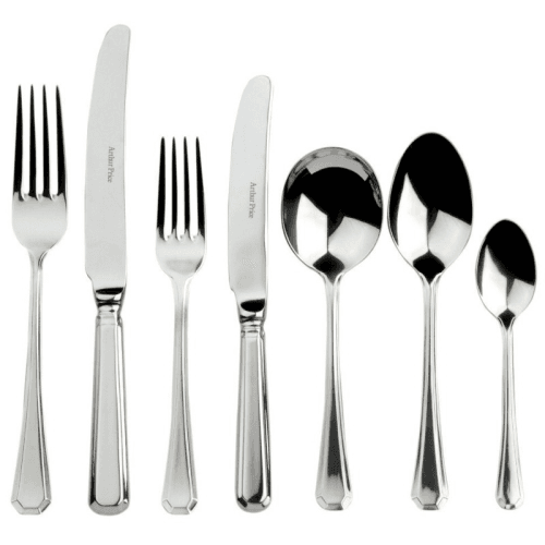 Image showing the Grecian 7 piece place setting, Sovereign Silver Plate product.
