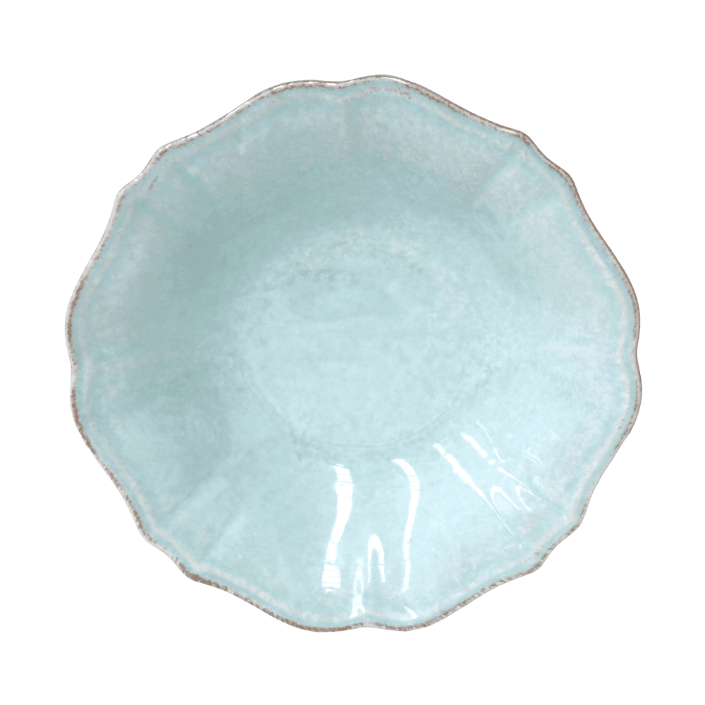 Impressions Set of 6 soup plates, 24cm, Turquoise