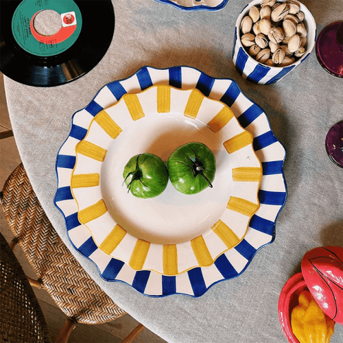 Image showing the Scalloped Dinner Plate, D27cm, Blue product.
